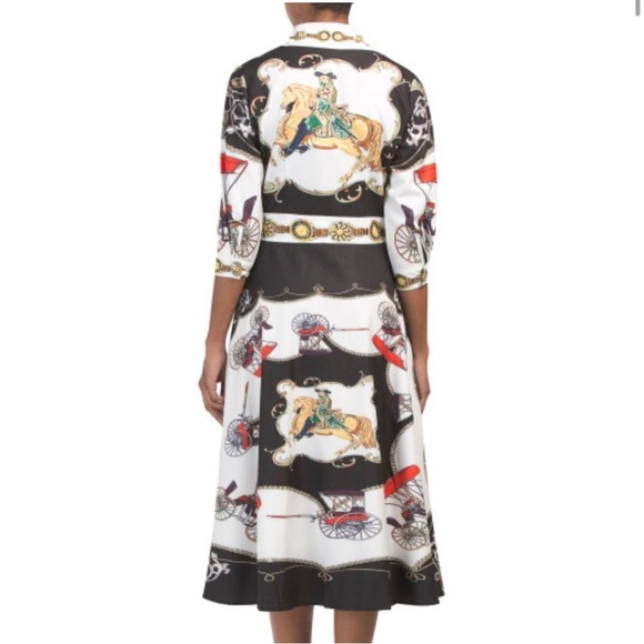 Dalia MacPhee button down shirt midi dress size L - Picture 8 of 12